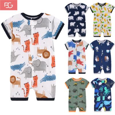 China Spandex/Cotton B&G baby boy romper jumpsuit infant baby clothes romper boy 100 cotton onesie for sale