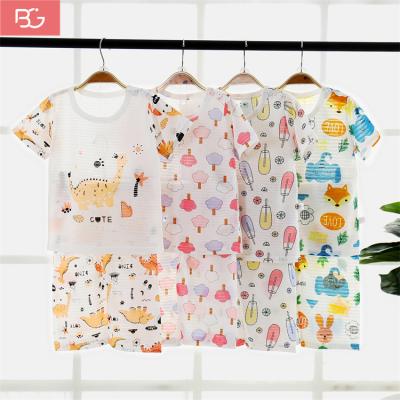 China B&G Anti-Shrink Newborn Set Tops Sleeveless Baby Clothing Sets Invest Shorts Summer Clothing Set for sale