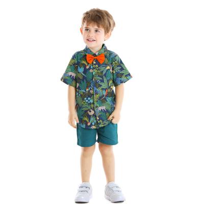 China 2021 New Arrival Baby Boy Anti-Shrink Clothes Loose Baby Clothes Sets Clothing Shorts Sleeve for sale