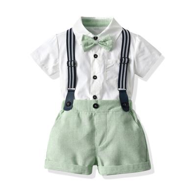 China Anti-Shrink Clothes Summer Baby Clothes Jack Gentleman Modern Baby Clothes for sale