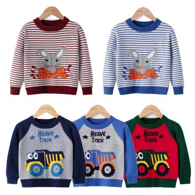 China Anti-shrink fully stocked on fashion children's sweater for boys and girls baby boy new 2021 sweater for sale