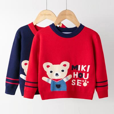 China Best Price Top Quality Christmas Autumn Winter Cashmere Children Knit Sweater Anti-Shrink Top for sale