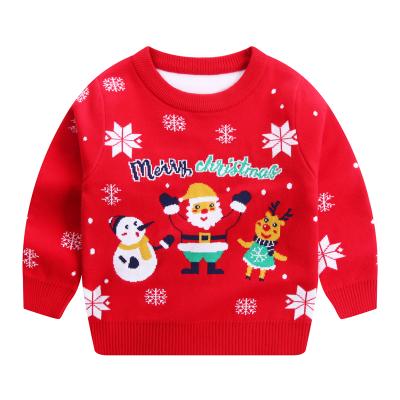 China Jacquard Anti-Shrink Ugly Children's Christmas Sweater Christmas Jumper Jumper Children Sweater for sale