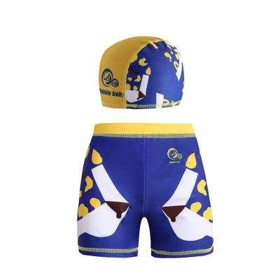 China Baby Swim Breathable Pants Suit With Hat Boys Swimming Trunks Children's Swimwear Abbreviations for sale