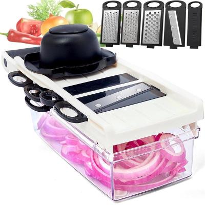 China Kitchen Grater Viable Fruit Vegetable Onion Chopper Dicer Salad Chopper Cutter Slicer for sale