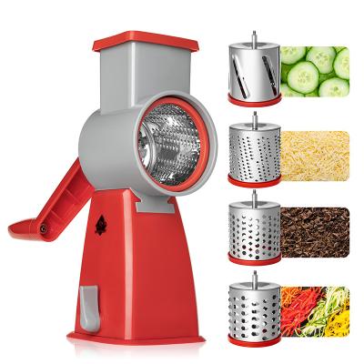 China Viable Professional Salad Maker Manual Slicer Shredder, Vegetable Grater Cheese Grater Salad Shooter for sale