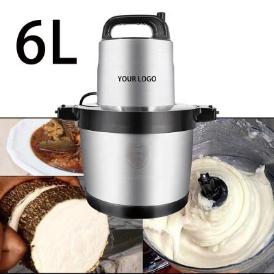 China 6L meat grinders & slicers new design electric meat grinder Stainless steel meat chopper for sale