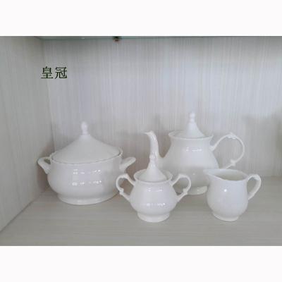 China Viable European Ceramic Coffee Mug Set New Bone China Coffee Tea Set With Creamer And Sugar Pot for sale