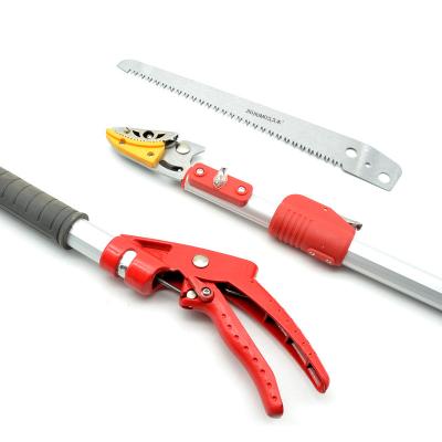 China Long Folded Scissos Landscape Pruners Anti-Slip Handle Fruit-picking Shears DIY Tools for Tree Overhead Shears Saw for sale