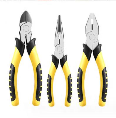 China Multifunctional Labor-saving Professional Electrician Crimping Special Wire Stripper Tiger Oblique Wire Pliers Set for sale