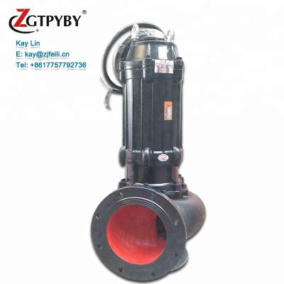 China Buildings WQ Commercial Submersible Waste Water Pump For Wastewater Sewage Water Pump Guide Rail System for sale