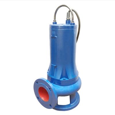 China Wastewater Treatment Centrifugal Cutting Blade Sewage Cutter Pump Sludge Submersible Suction Pump For Sale for sale