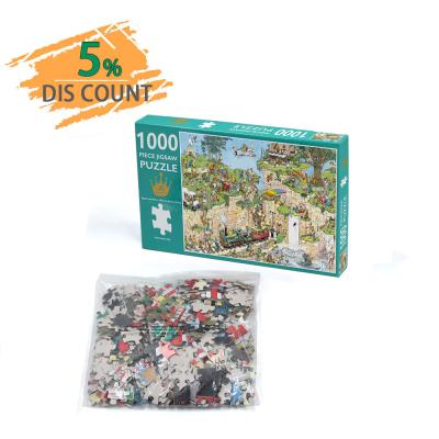 China paper & Custom 500 Cardboard Hot Sale Eurographics Encanto Eeboo For Adults Puzzles 1000 Pieces for sale