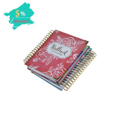 China High Quality Spiral Day Hardcover Planner Hardcover Planner Diary Journal Weekly Planner for sale