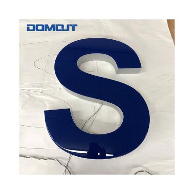 China Custom Led Characters Easy Installation High Quality Illuminated Word Sign Epoxy Advertising for sale