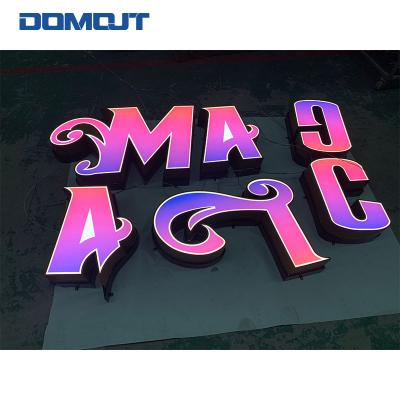 China Custom Buildings Business Sign LED Signage Acrylic 3D Letters LED Sign For Company Brand Logo Store Outdoor Sign for sale