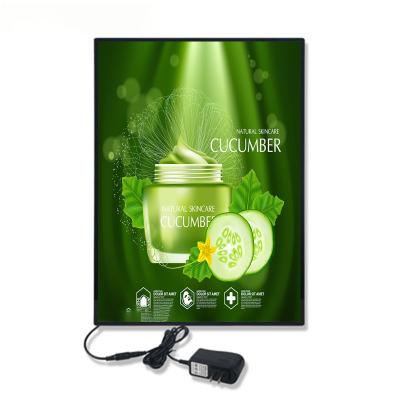 China Indoor Outdoor Custom Aluminum Slim Frame A1 A2 A3 A4 LED Light Box for sale