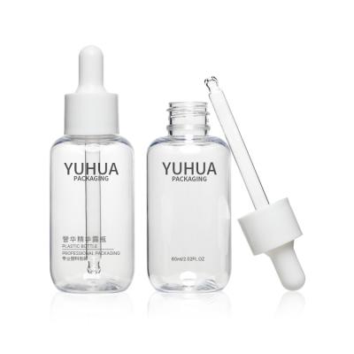 China Empty Hair Oil Plastic Bottle Serum Essential Oil Bottle 60ml Dropper Bottle zu verkaufen