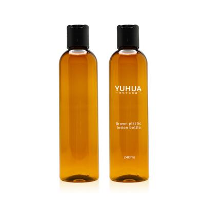 China PET 240ml Plastic Shampoo Bottle Eco Friendly Body Wash Lotion Bottle à venda