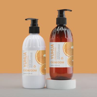 China Van de de Pompfles van de shampoolotion van de de Flessen300ml Shampoo Rekupereerbare Plastic het Veredelingsmiddelfles Te koop