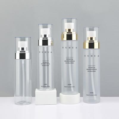 中国 120ml 150mlの空のスプレーのびんは構造のトナーのための透明で良い霧のスプレーのびんを曇らした 販売のため