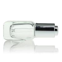 China Botella de cristal S028B 30ml de empaquetado cosmético del dropper del suero del cuadrado del rectángulo en venta