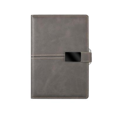 China Custom agriculture single sheet A5 notebook with magnetic buckle with mirror surface PU leather back better diary for sale