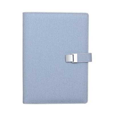 China Custom High Quality Leather Agriculture Metal Buckle A5 Loose Leaf Notebook 6 Ring Binder Notebook Organizer for sale