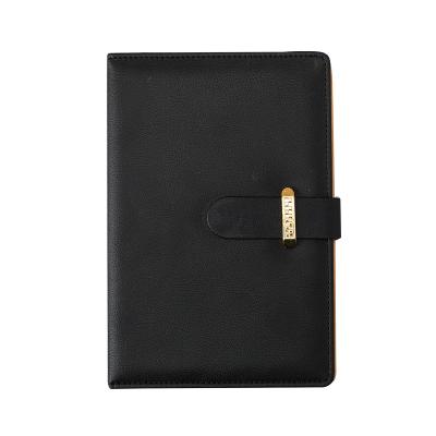 China Agriculture Journal Basic Professional Custom Handmade Traveler PU Gold Buckle Vintage Leather Notebook for sale