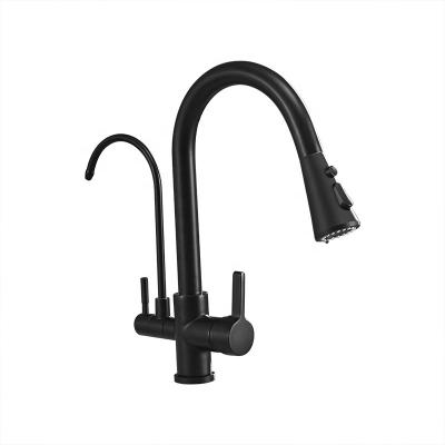 China Sense Faucets 2021 New Design Modern Flexible Kitchen Faucet Pull Out Kitchen Faucets for sale