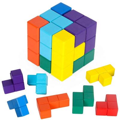 China Early Education Manufacturers Custom Color Stereotyped Blocks Children Puzzle Building Blocks Early Education Toys for sale