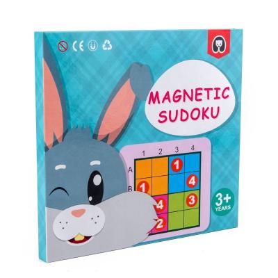 China Smart Magnetic Math Games Board Game Figures Numbers Sudoku Book Educational Sudoku Studying Toy for sale