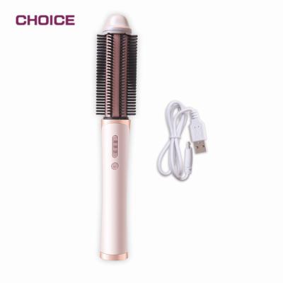 China New Promotion Arravial 2600MA Hair Curling Iron USB Rechargeable Professional Portable Cordless Hair Curler Home Travel Salon for sale