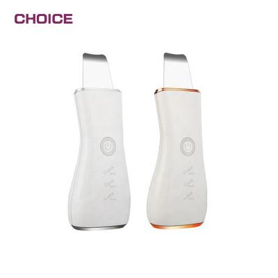 China Weekly Business Professional Beauty Machine Skin DEEP CLEANING Electric Facial Peeling Ultrasonic Scrubber for sale