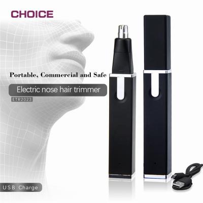 China Stainless Steel Outdoor Rechargeable Radio Ear Eyebrow Nose Hair Trimmer Electric Waterproof Hair Trimmer Removal for sale