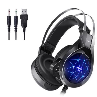 China New Earphone MC Gaming USB Earphone Wired 3.5mm Stereo Surround - PC Headphones Sound Noise Reduction Headset With Microphone For PS5 for sale