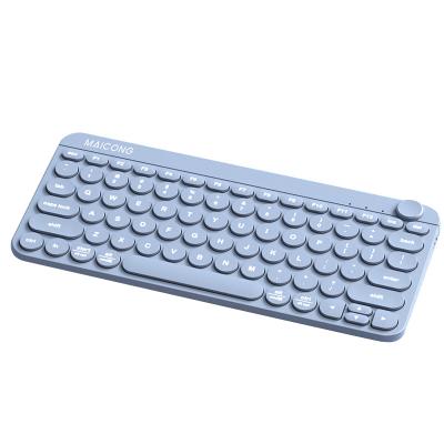 China Good Quality BT Blue Tooth Rechargeable Wireless Keyboards MC Mini Wireless Portable Wireless Keyboard For Tablets Phone for sale