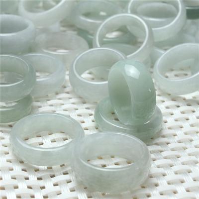 China Other Chinese Ring Natural Burmese Jadeite Ring Jade Rings for Men and Women for sale