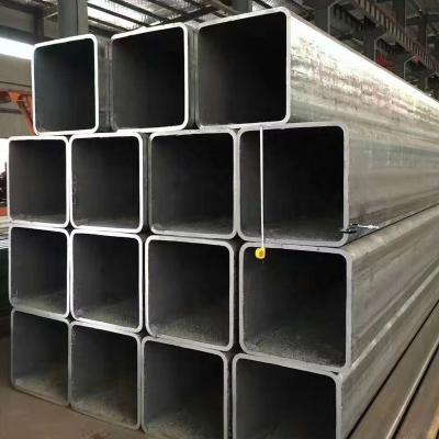 China Rectangular structure pipe square pipe! en10219 pre galvanized metal pipe 2 inch galvanized square steel tubing for sale