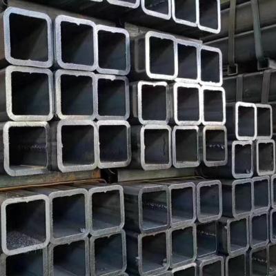 China Mild structure pipe china astm a500 / en10219 q235 carbon steel profile galvanized square hollow section iron for sale