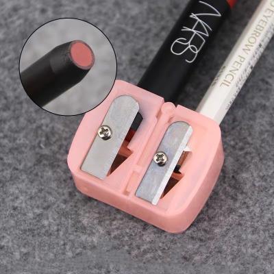 China Cosmetic Mechanical Pink Eyebrow Pencil Sharpener Lip Pencil Sharpener 74 for sale