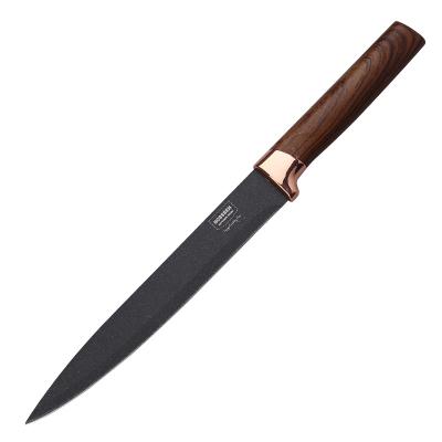 China Viable 8 Inch Japanese Meat Cutter Knife Custom Simple Kitchen Cutting Food Meat Cleaver Knife for sale