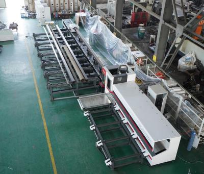 China Laser CUT Tube Laser Cutting Machine Moving 2 Chucks 0 Tailing Metal Laser Tube Cutting Machines for sale