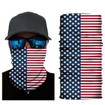 China Outdoor Activities Use National Flag Scarf Bandana Luxury Multi Tubular Microfiber for sale