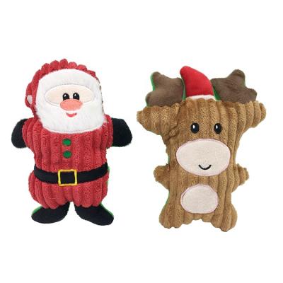 China 2021 Viable The Best Selling Squeaky Christmas Plush Dog Toy for sale