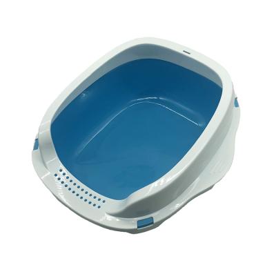 China Wholesale Pet Cat Toilet Litter Box Cat Clean Enclosed Training Luxury Pet Toilet Box Sustainable for sale