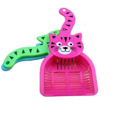 China Viable Lightweight Pet Cat Litter Sifter Hollow Neater Scooper Tool Cleaning Scoop for sale