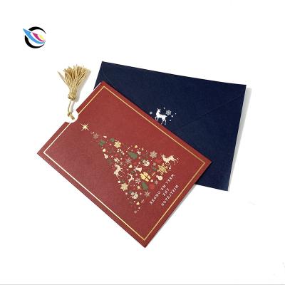 Cina Europe Big Manufacturer High Quality Wedding Invitation Multi Color Luxury Thank You Greeting Card Custom Printing in vendita