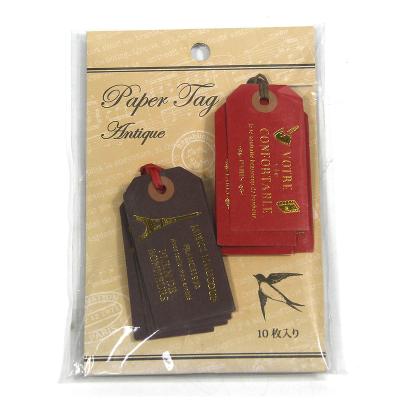 China Sustainable Promotion Customized Paper Kraft Paper Hang Tags Wholesale Wedding Party Favor Label Price Gift Card à venda