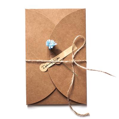 Κίνα Gift Envelope 100 Pack Brown Kraft Mini Envelopes 4 x 2.75 inch Gift Card wedding invitation Craft Paper Envelope προς πώληση